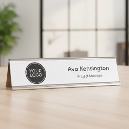 Personalized Desk Name Plate | Custom Logo Office  デスクネームプレート