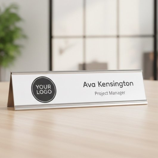 Personalized Desk Name Plate | Custom Logo Office  デスクネームプレート