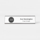 Personalized Desk Name Plate | Custom Logo Office  デスクネームプレート (正面)
