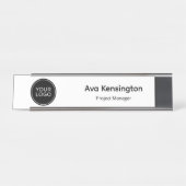 Personalized Desk Name Plate | Custom Logo Office  デスクネームプレート (正面)