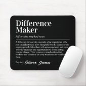 Personalized Difference Maker Definition マウスパッド (マウス)