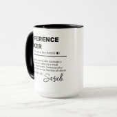 Personalized Difference Maker Mug, Appreciation  マグカップ (正面左)