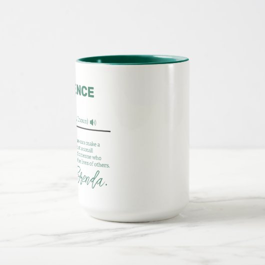 Personalized Difference Maker Mug, Appreciation  M マグカップ (中央)