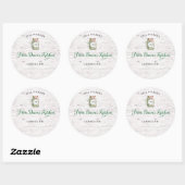 Personalized Dill Pickles Canning Stickers ラウンドシール (シート)