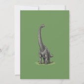 Personalized Dinosaur 1st Birthday Invitations 招待状 (裏面)