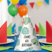 Personalized Dinosaur Birthday Hats | Dino Party  パーティーハット