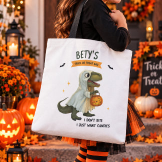 Personalized Dinosaur Halloween Tote Bag トートバッグ