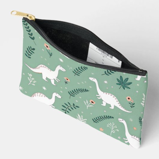 Personalized Dinosaur Name Pencil Case アクセサリーポーチ (見開き)