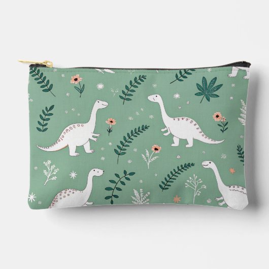 Personalized Dinosaur Name Pencil Case アクセサリーポーチ (正面)