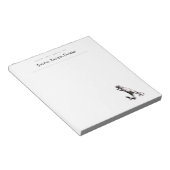 Personalized Dinosaur Notepad ノートパッド (アングル)