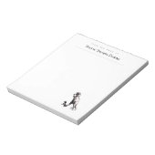 Personalized Dinosaur Notepad ノートパッド (回転)