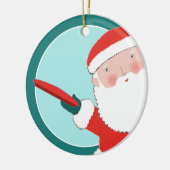 personalized disc golf collectible セラミックオーナメント (左)