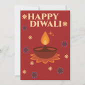 Personalized Diwali Card サンキューカード (正面)