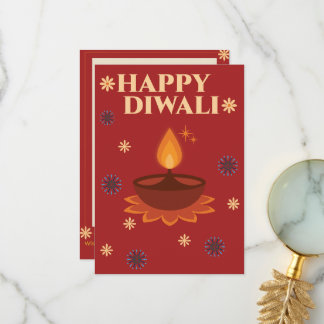 Personalized Diwali Card サンキューカード