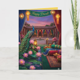 Personalized Diwali Festival Greeting Card カード