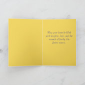 Personalized Diwali Festival Greeting Card カード (内部)