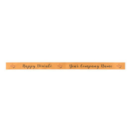 Personalized Diya Diwali Gift Wrap Satin Ribbon サテンリボン