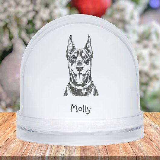 Personalized Doberman Dog Christmas