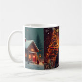 Personalized Doberman Pinscher Christmas Mug – Cus コーヒーマグカップ (左)