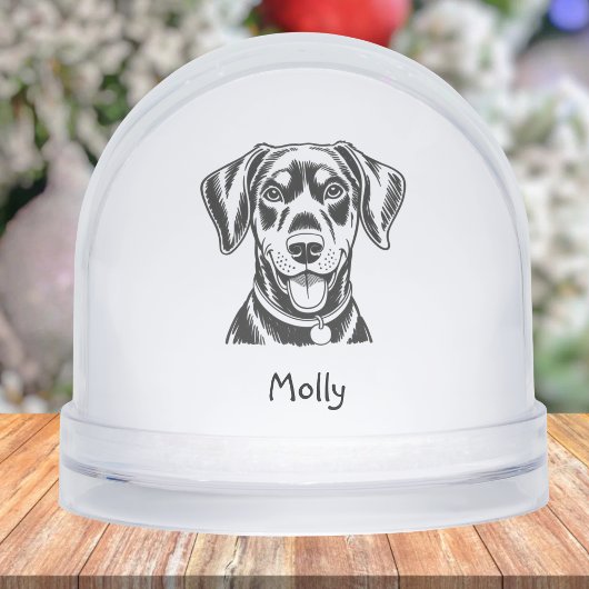 Personalized Dobermann Dog Christmas