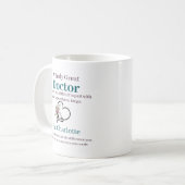 Personalized Doctor Appreciation コーヒーマグカップ (正面左)