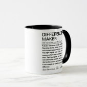 Personalized Doctor Definition Difference Maker マグカップ (正面右)