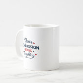 Personalized Doctor Gift | Compassion Matters コーヒーマグカップ (正面左)