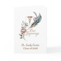 Personalized Doctor Graduation New Beginnings