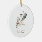 Personalized Doctor Graduation New Beginnings セラミックオーナメント (右)