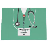 Personalized Doctor Medical School ラージペーパーバッグ (正面)