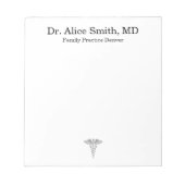 Personalized Doctor Notepad ノートパッド (正面)