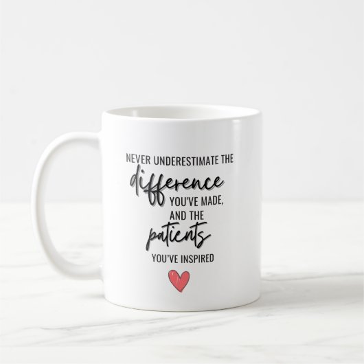 Personalized Doctor Retirement コーヒーマグカップ (左)