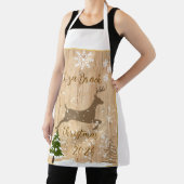 Personalized doe Christmas bauble エプロン (インサイチュ)