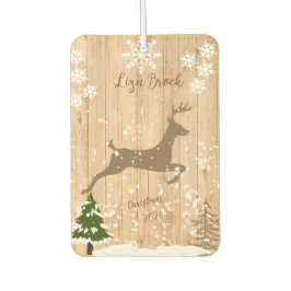 Personalized doe Christmas bauble  カーエアーフレッシュナー