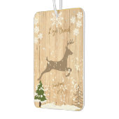 Personalized doe Christmas bauble  カーエアーフレッシュナー (左)