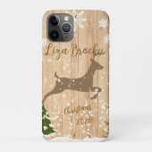 Personalized doe Christmas bauble Case-Mate iPhoneケース (裏)