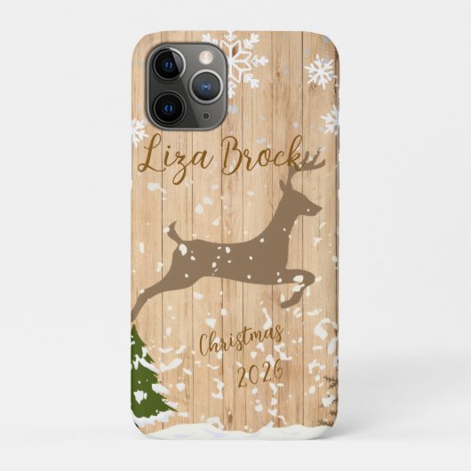 Personalized doe Christmas bauble Case-Mate iPhoneケース (裏)