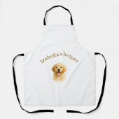 Personalized Dog Apron | Custom Photo & Text エプロン (正面)