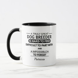 Personalized Dog Breeder マグカップ