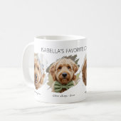 Personalized Dog Coffee Mug Cute Pet Lover Gift コーヒーマグカップ (正面左)
