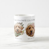 Personalized Dog Coffee Mug Cute Pet Lover Gift コーヒーマグカップ (中央)