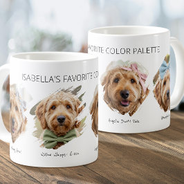 Personalized Dog Coffee Mug Cute Pet Lover Gift コーヒーマグカップ