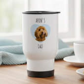 Personalized Dog Dad Travel | Custom Pet Photo トラベルマグ