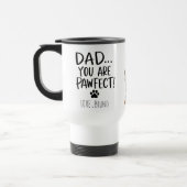 Personalized Dog Dad Travel Mug | Modern Cool Gift トラベルマグ (左)