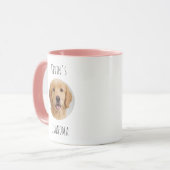 Personalized Dog GRANDMA Photo Mug | Custom Gift マグカップ (正面左)