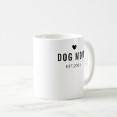 Personalized Dog Mom – Custom Name Mother’s Day コーヒーマグカップ (正面右)