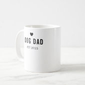 Personalized Dog Mom – Custom Name Mother’s Day コーヒーマグカップ (正面左)