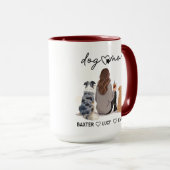 Personalized Dog Mom – Custom Name Mother’s Day マグカップ (正面右)