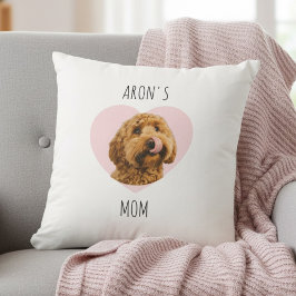 Personalized Dog Mom | Custom Pet Photo  クッション