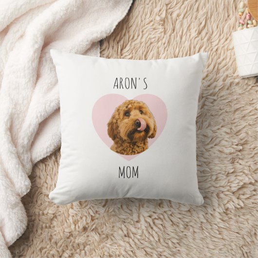 Personalized Dog Mom | Custom Pet Photo クッション (ブランケット)